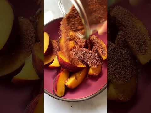 BBQ SHRIMP & PEACH SALAD