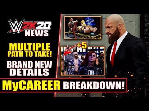 WWE 2K20: MyCAREER BREAKDOWN! Multiple Paths & Choices, INSANE Storylines, Huge STABLE & More!