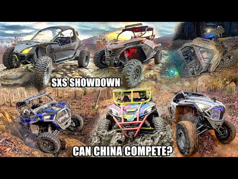 Can they compete? CF MOTO Z-Force VS Polaris RZR VS Segway Villain - Side by Side Trail Riding - SXS