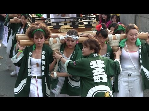 2015.7.18(土)･御劔(みつるぎ)神社･太鼓台｢北之町｣女子部(大阪府東大阪市)