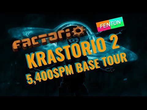 5400SPM Krastorio 2 Megabase - Factorio Base Tour