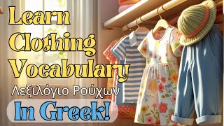 Learn Clothing Vocabulary in Greek | Greek for Kids and Beginners!