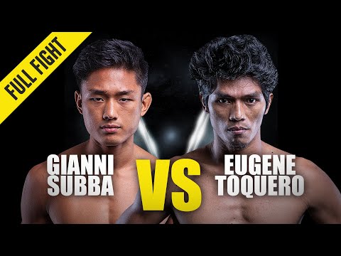 Eugene Toquero vs Gianni Subba full fight