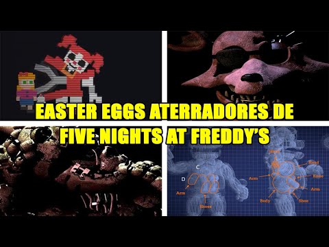 20 Easter Eggs Mas Aterradores de la Saga de Five Nights At Freddy's