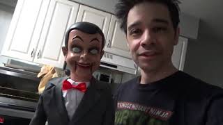 Trick or Treat Studios Goosebumps Slappy Ventriloquist Dummy Unboxing, Review and Demonstration!!