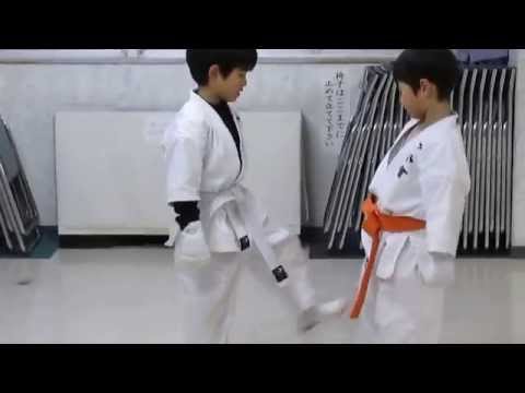 ローキックを膝ブロックでカット