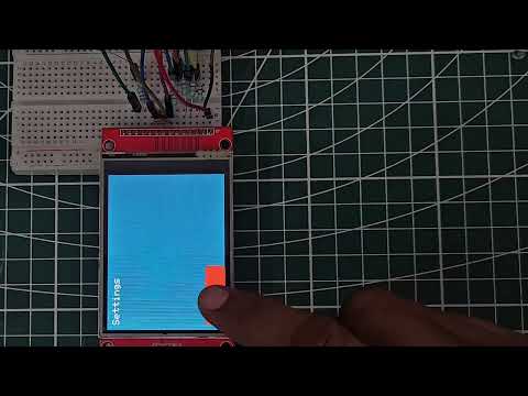 Arduino ILI9341 demo for Multi-Page UI using ILI9341 + XPT2046