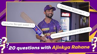 Ajinkya Rahane's Favourite IPL Opponent? | 20 Questions with Ajinkya Rahane | KKR