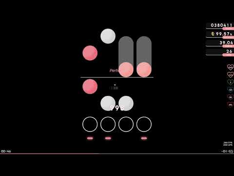 Quaver | gettwome + brane + honta - TEKKEN | 99.56% | 1.4x | FC | 39.04 PR