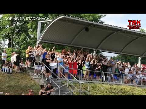 Kibice Przyszłości Rogów w meczu barażowym z Silesia Lubomia 25.06.2023