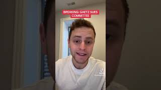 Matt Gaetz filed Lawsuit against Ethic Committee #shorts #mattgaetz #ethics