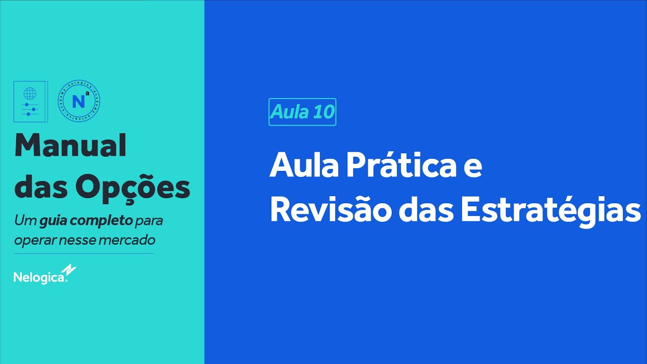 Aula 10 - Revisão das estratégias com Opções e Aula Prática - AO VIVO | Manual das Opções