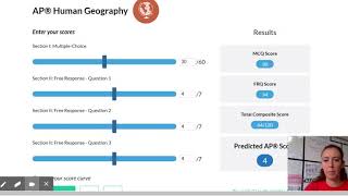 AP® Human Geography Score Calculator for 2020