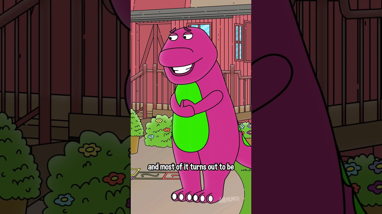 Barney the dinosaur funny parody