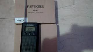 RETEKESS TR103 FM /MW /SW 3 BAND RADIO KISA GÖZ GEZDİRME..  SES PERFORMANSI