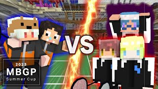 【 #マイクラバド 準決勝】打倒しゅん塾!! 魔王に育てられた最強ペアに挑む!! 【マインクラフト】#針鼠LサイズWIN #バリ鯖