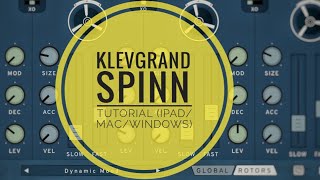 Video thumbnail for Better than a Leslie Cabinet? Klevgrand’s Spinn! DETAILED tutorial & preset demo for iOS/desktop by Gavinski’s Tutorials