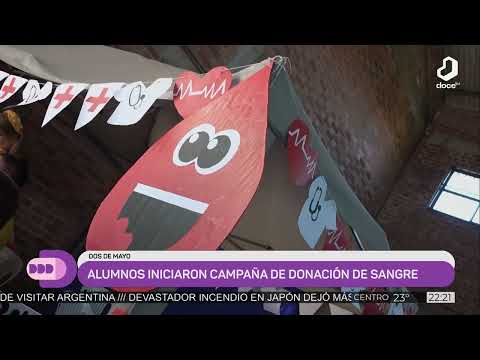 #DestacadosDelDía: alumnos iniciaron campaña de donación de sangre en Dos de Mayo