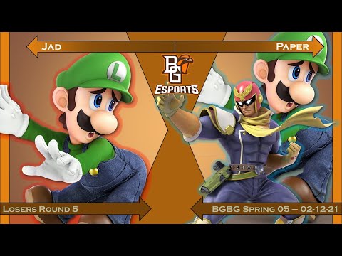 [10] BGBG Spring 05 - Jad (Luigi) vs Paper (Captain Falcon, Luigi) - Losers Round 5
