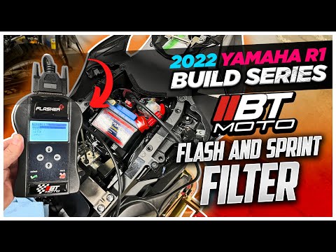 Yamaha R1 BrenTuning Map and Sprint Air Filter Install!