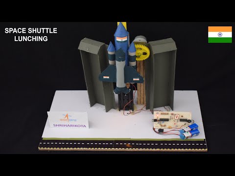 Space Shuttle rocket lunching Model