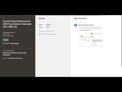 Oracle Cloud Infrastructure 2025 Foundations Associate (1Z0-1085-25)