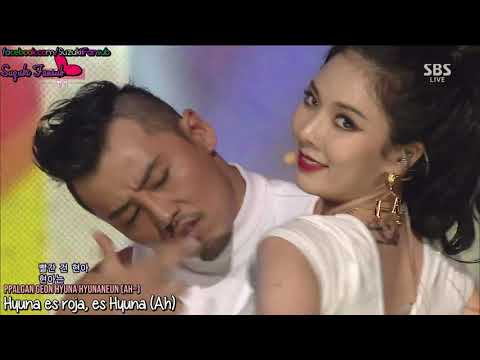 Hyuna - Red 140810 Sub español LIVE