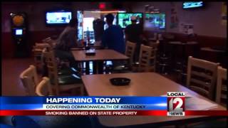 Kentucky government smoking ban in effect