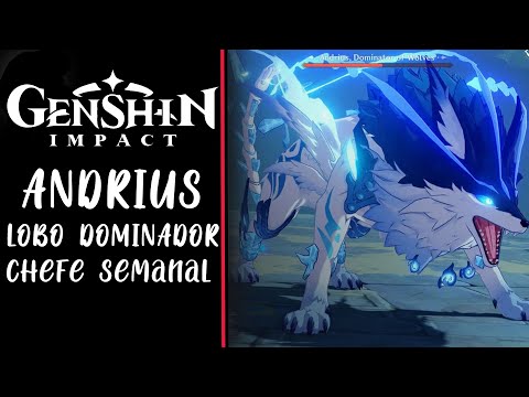 GANHE UM ARTEFATO 5 ESTRELAS! MATANDO O BOSS ANDRIUS! GENSHIN IMPACT!