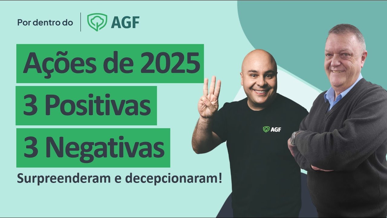 📈 3 ações que brilharam e 3 que decepcionaram a Bolsa em 2025📉