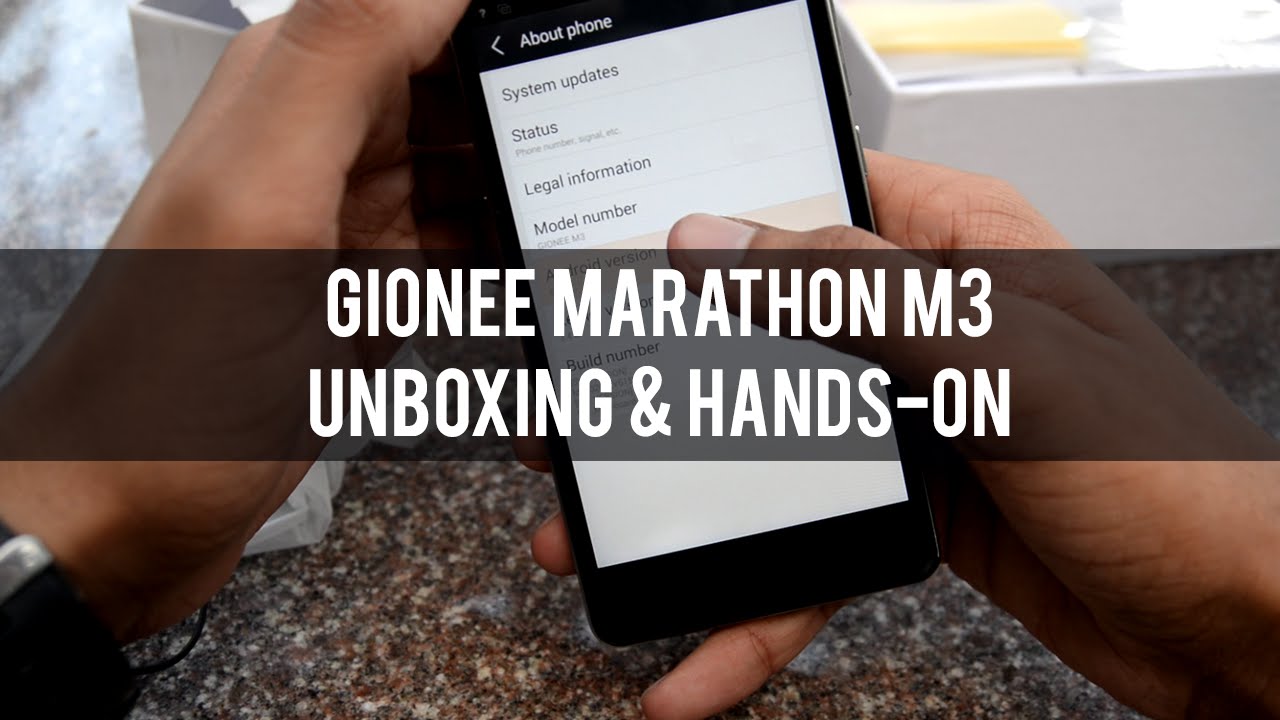 Gionee Marathon M3: Unboxing, Quick Review and Hands On