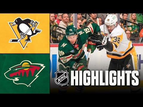 NHL Highlights | Penguins vs. Wild | October 30, 2025