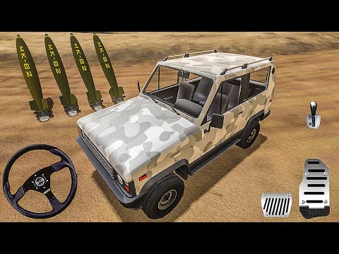 Offroad Heavy Military Jeep - Army SUV Mountain Driving Simulator - Android Gameplay