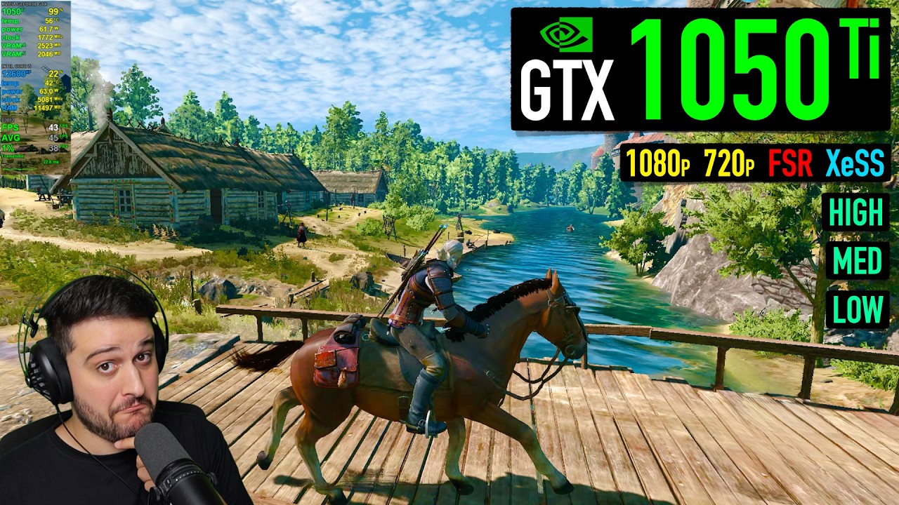 GTX 1050 Ti - The Witcher 3 Remastered - Still Playable?