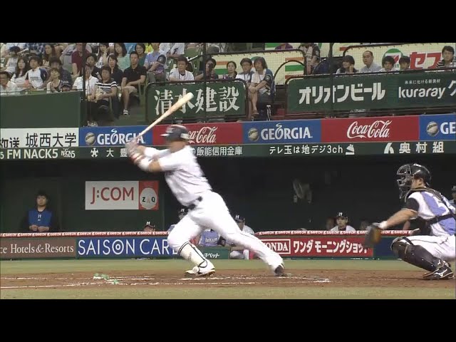 【1回裏】三遊間狙い打ち!? ライオンズ・森が技ありタイムリー!! 2015/6/27 L-F