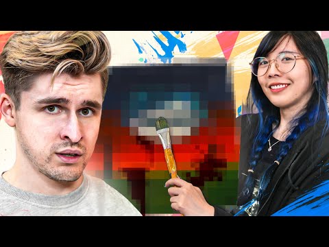 Forcing Ludwig to Paint with me - Brush it Off # 1