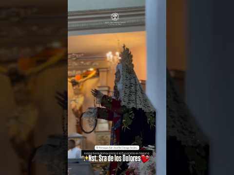 Virgen de los Dolores en Ciénaga de Oro #shorts #semanasanta #colombia