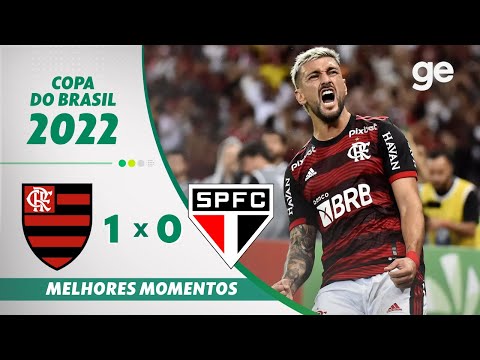 FLAMENGO 1 x 0 SÃO PAULO | MELHORES MOMENTOS |SEMIFINAL COPA DO BRASIL 2022 | ge.globo