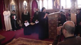 The Consecration of Fr. Ishak Boulos and Fr. John Paul as monks at St. Anthony Monastery