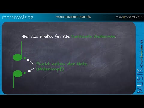 Grundwissen Rhythmik - Lektion 10 · Punktierte Viertelnote/Pause