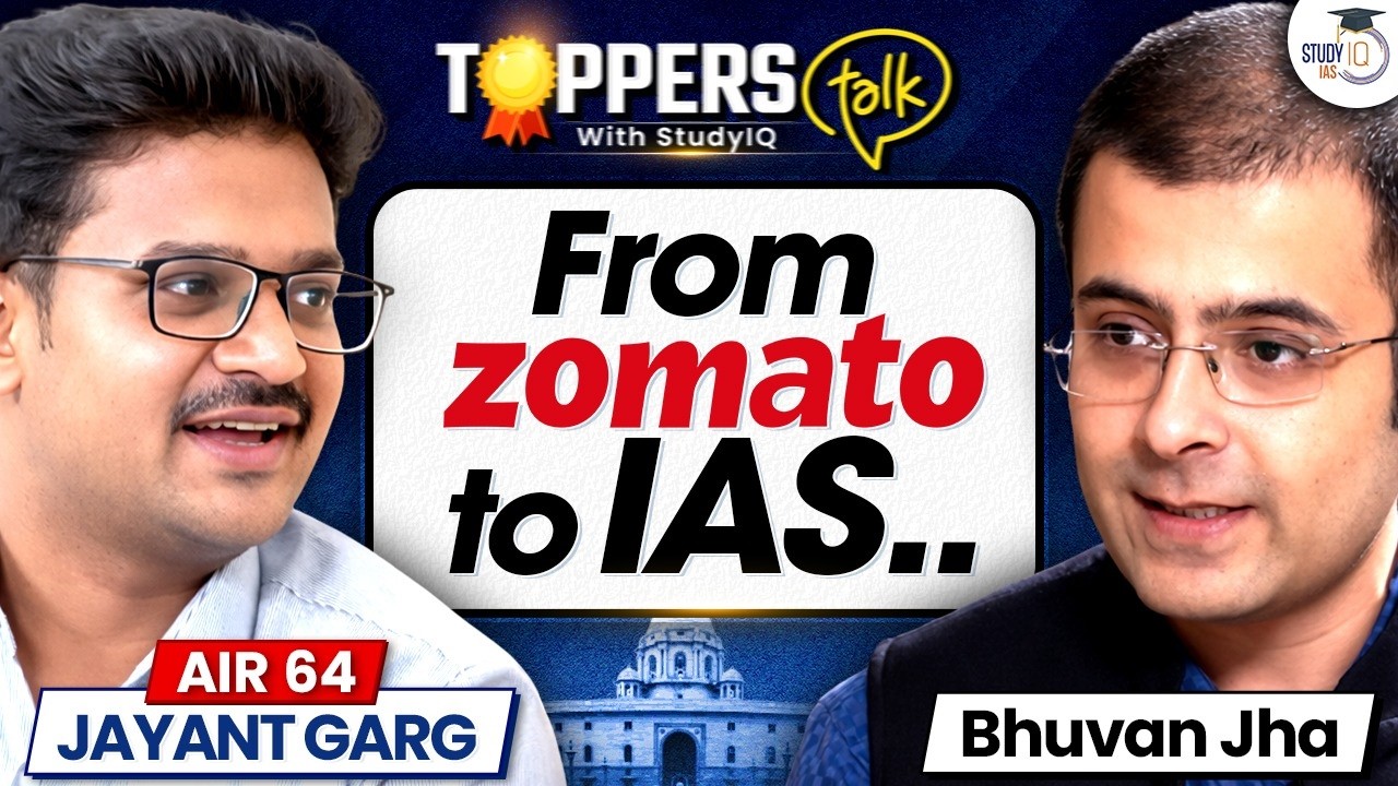 UPSC CSE 2025 Toppers Talk | Jayant Garg AIR 64 | Strategy, Struggles & Success Story | StudyIQ IAS