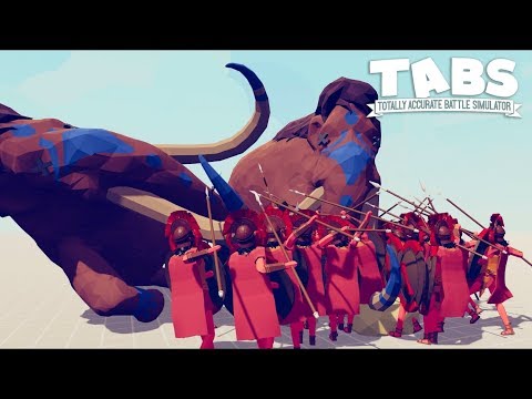 Sparta VS All Units - Totally Accurate Battle Simulator (TABS Compilation)