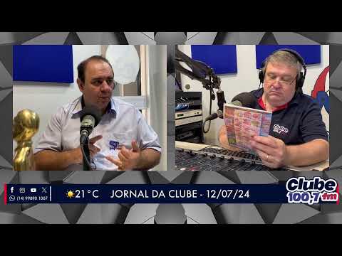 Jornal Da Clube - 12/07/24 - Edição da Manhã