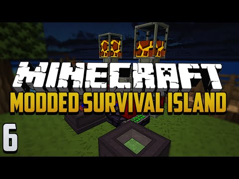 Minecraft Modded Survival Island - Ep.6 - Lasers, Crystals & Power!