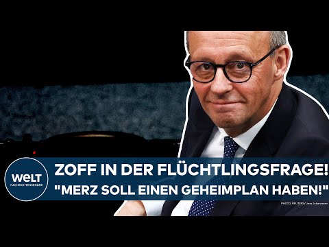 DEUTSCHLAND: Zoff in der Flüchtlingsfrage! "CDU-Chef Friedrich Merz soll einen Geheimplan haben!"