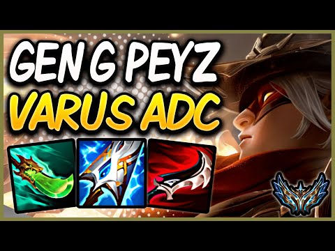 Gen G Peyz Varus vs Aphelios ADC [ MVP ] Patch 13.16 KR Challenger