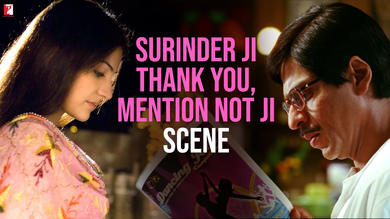 Miniature de la vidéo Surinder Ji Thank You, Mention Not Ji | Scene | Rab Ne Bana Di Jodi | Shah Rukh Khan, Anushka Sharma du film Rab Ne Bana Di Jodi