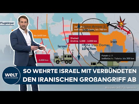 "IRON DOME" UND "ARROW 3" : So wehrte Israel mit seinen Verbündeten den iranischen Großangriff ab