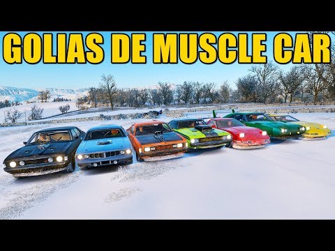 FORZA HORIZON 4 - HEAVY MUSCLE CAR GOLIATH - MAICOSOFT WAS ON THE TAIL - GAMEPLAY