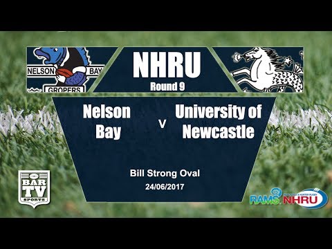 2017 NHRU Round 9 Premier 1 - Nelson Bay Gropers v University of Newcastle